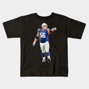 Quenton Nelson #56 In Action Kids T-Shirt